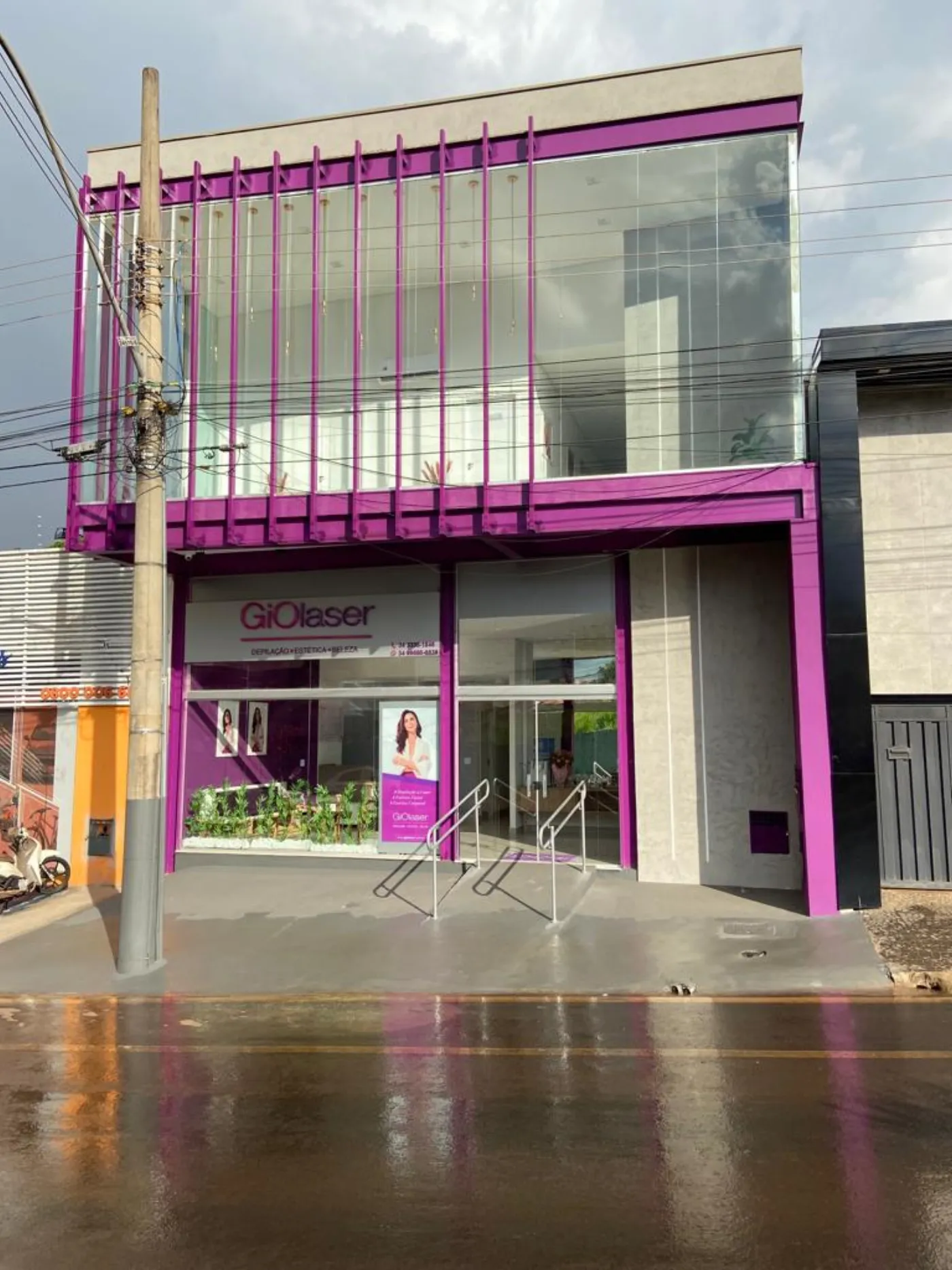 Fachada da GIO Estética Avançada em Uberaba